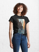 Load image into Gallery viewer, Unisex Black T with Original Artwork &quot;Red in the Rain&quot;
